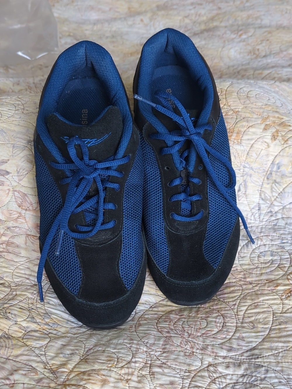 New Skazz Dance Lace-Up Sneakers Blue/Black